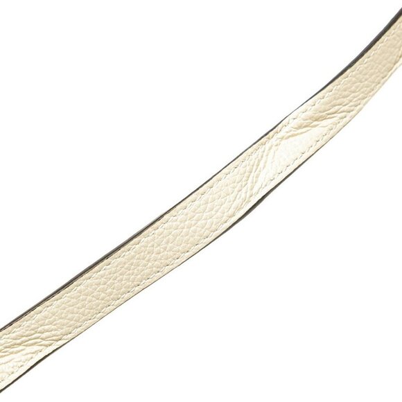 GUCCI White Leather Horsebit Shoulder Bag - Picture 5 of 12